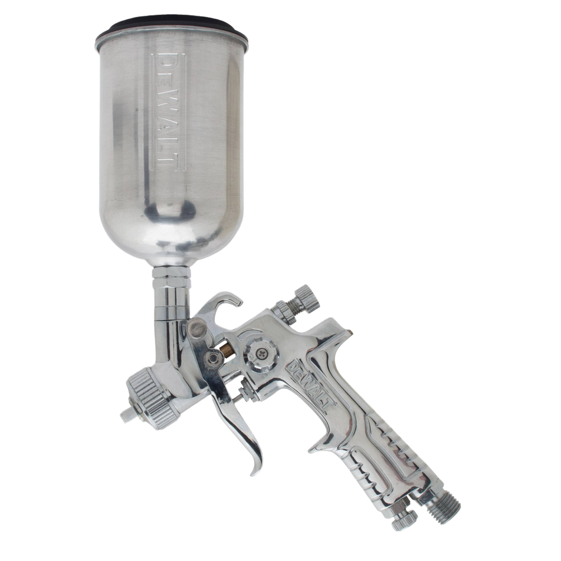 Metal gravity feed paint sprayer gun for precision touch-up painting in air tools and home improvement collections