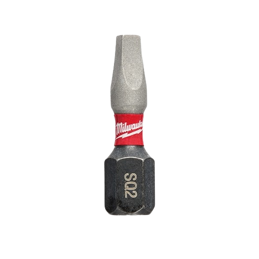 Durable 3-1/2 inch SQ2 impact driver bit with Wear Guard Tip for tool accessories and home improvement tasks