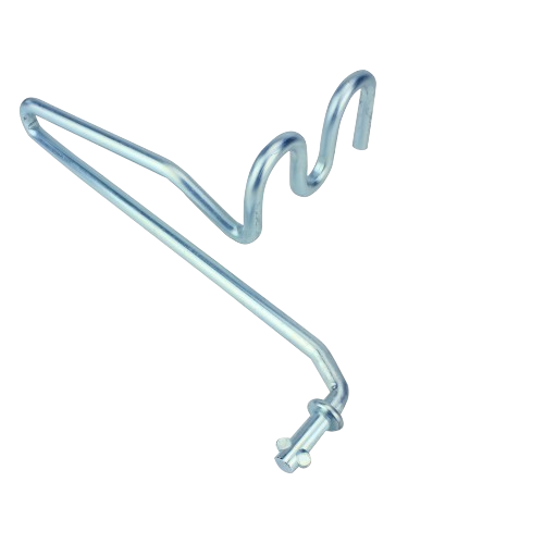 Metal drive belt guide link with bent shape and attachment pin for tools and home improvement applications
