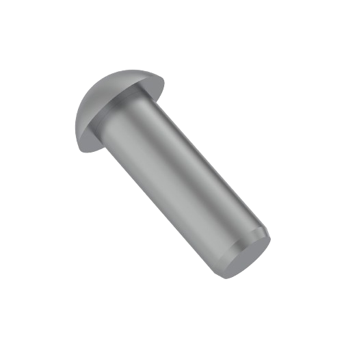 Metal rivet with rounded head for John Deere parts and accessories in home improvement and hardware collections