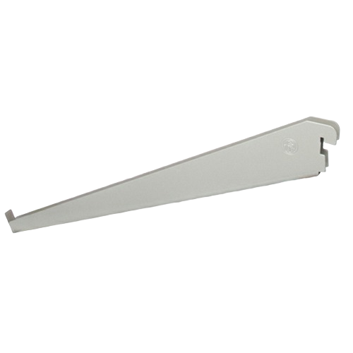 Nickel angled metal shelf support bracket designed for flexible storage and organization solutions under $50 collection