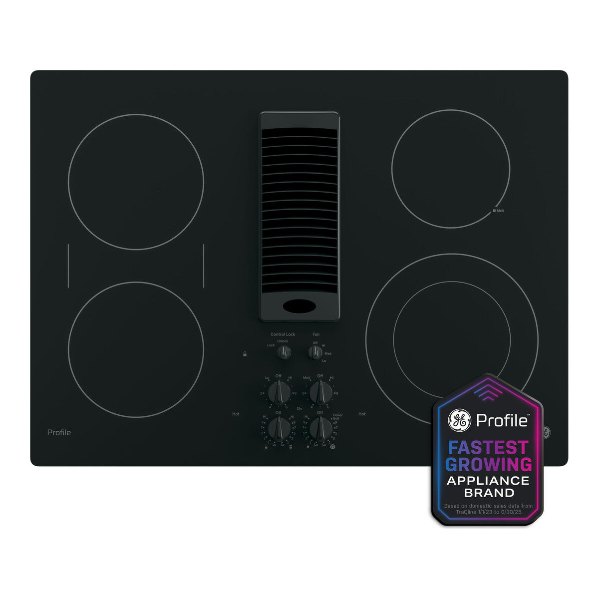 GE Profile™ 30" Downdraft Electric Cooktop