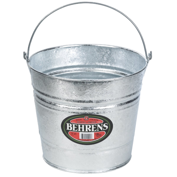 Behrens 8 qt. Galvanized Steel Pail – Durable & Rust-Resistant ...