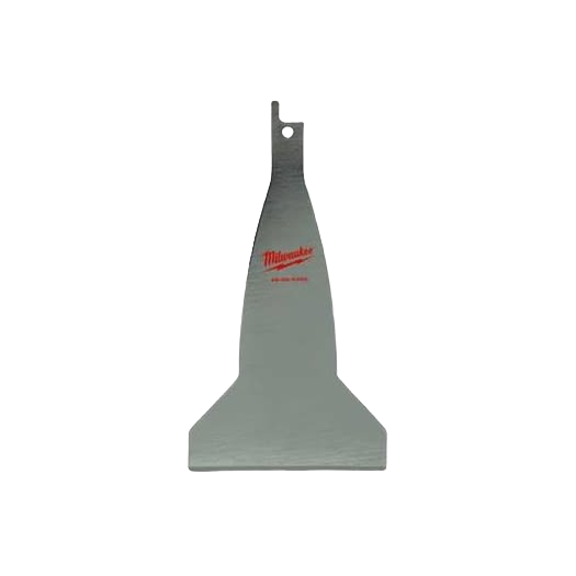 Corrosion-resistant 3-inch scraper blade for reciprocating saws, ideal for woodworking and tool accessories tasks
