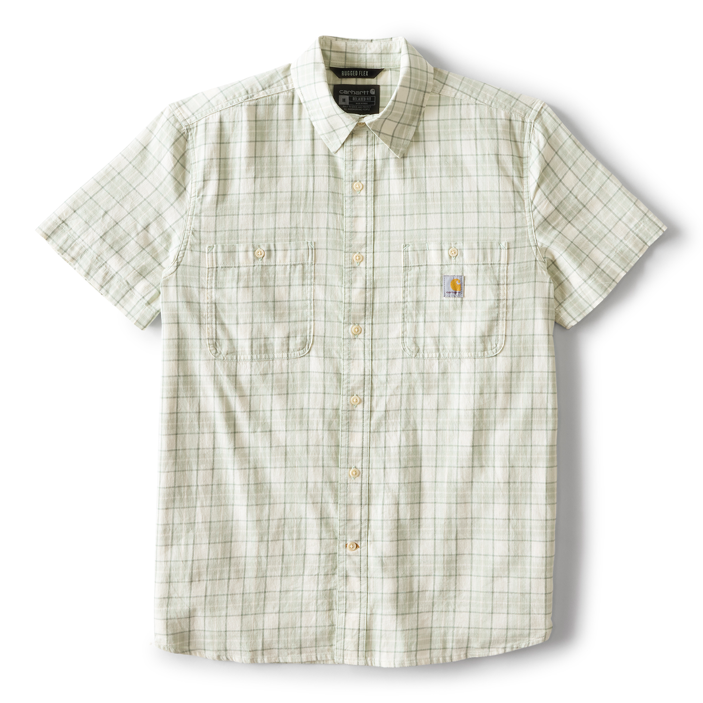 Carhartt Men's Bozeman Relaxed Short-Sleeve Plaid Shirt