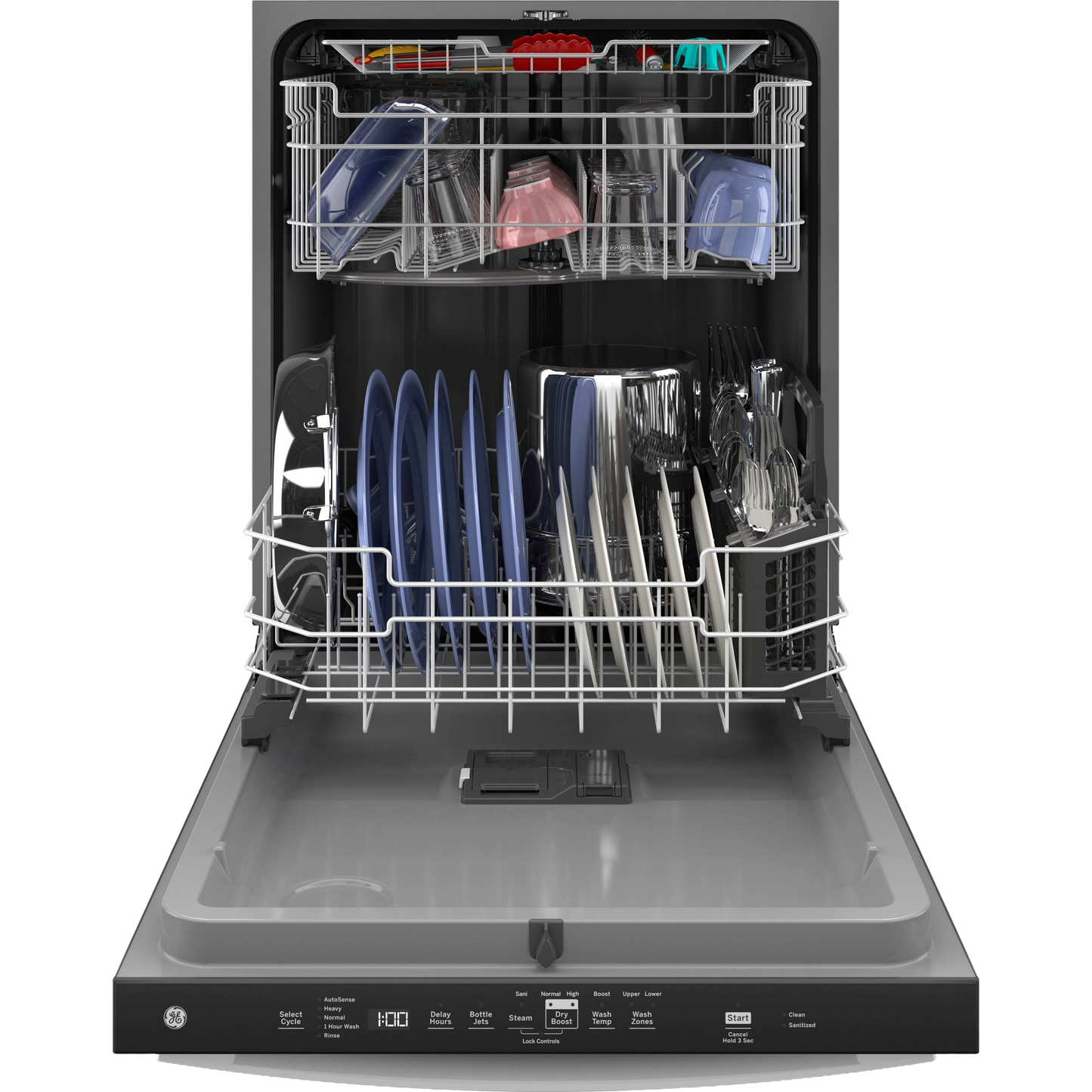 GE® ENERGY STAR® Top Control with Plastic Interior Dishwasher with Sanitize Cycle & Dry Boost