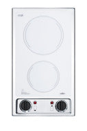 12" Wide 115V 2-Burner Radiant Cooktop