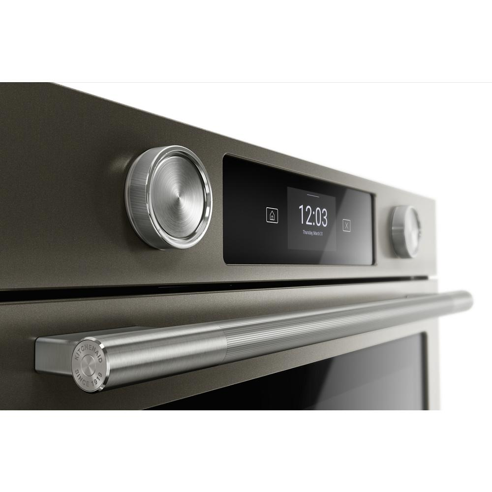 30-inch Smart Electric Single Wall Oven with Assisted Cooking Modes - Black Ore