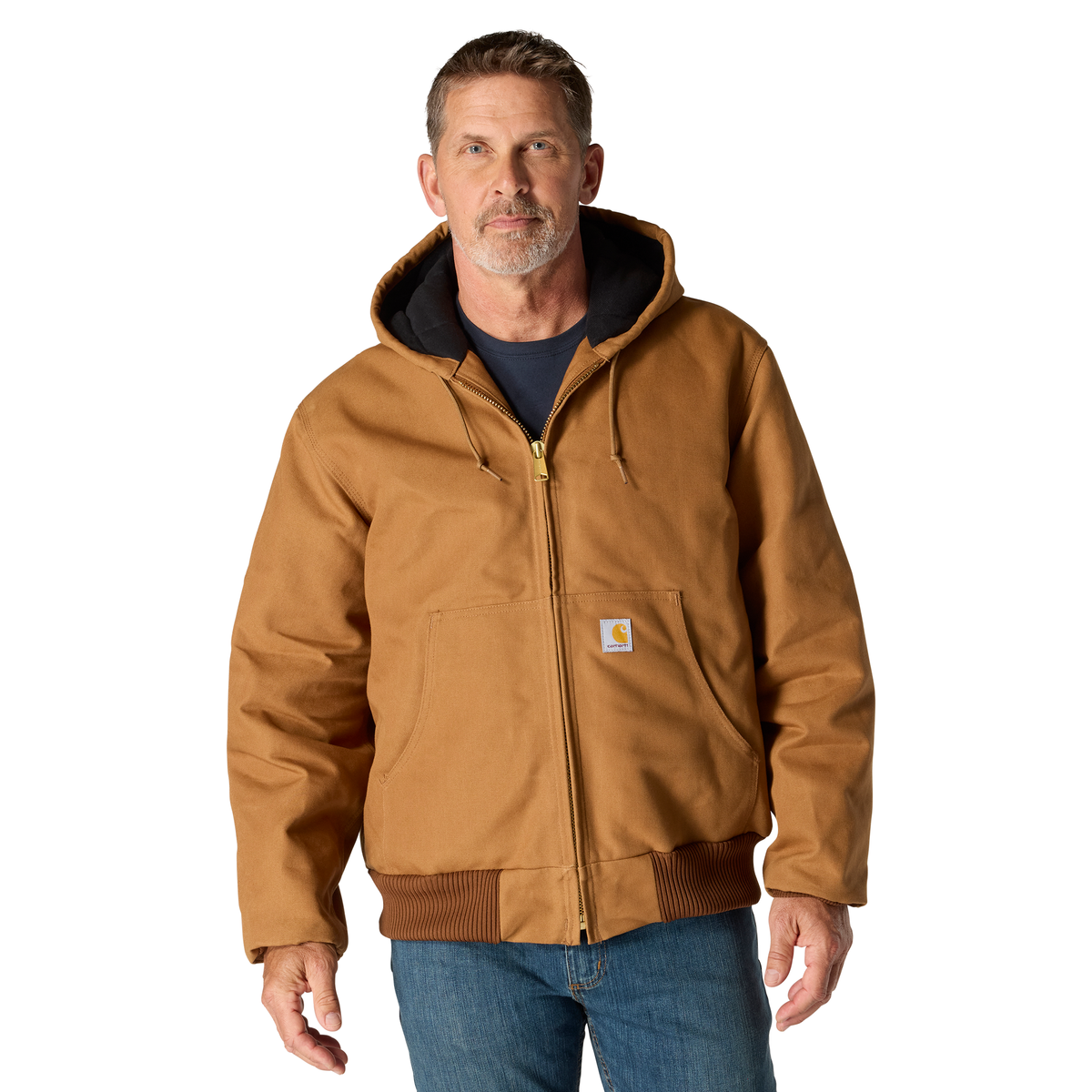 Carhartt Iconic J140 Firm Duck Active Jac - Carhartt Brown, Medium