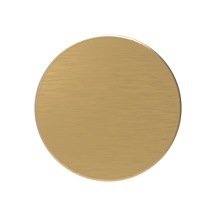 Round brushed golden brass cabinet knob with smooth finish for furniture hardware and home improvement under $50 collections