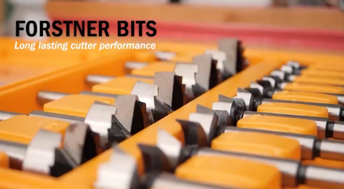 CMT Orange Tools 4-Pc Forstner Bit Set 3/8" Shank, Rh