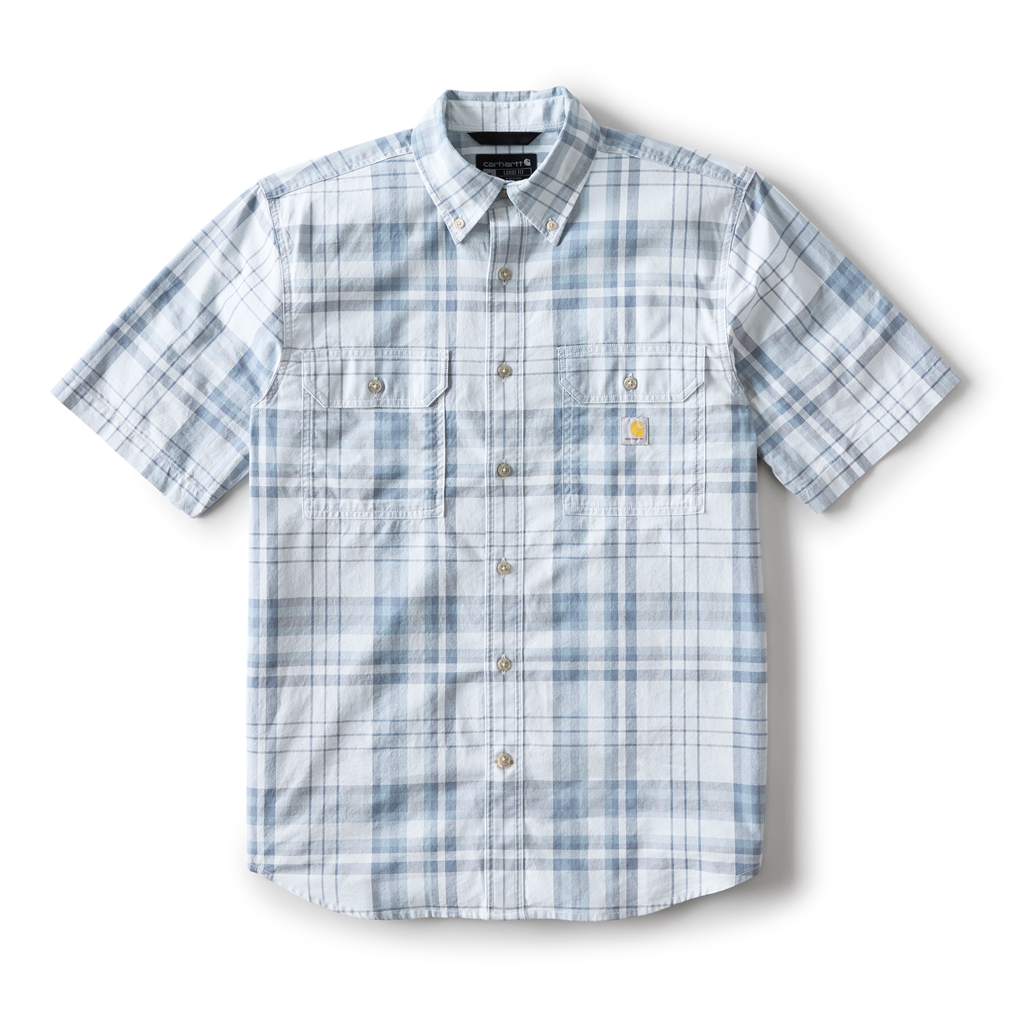 Carhartt Men's Fort Loose Short-Sleeve Plaid Shirt