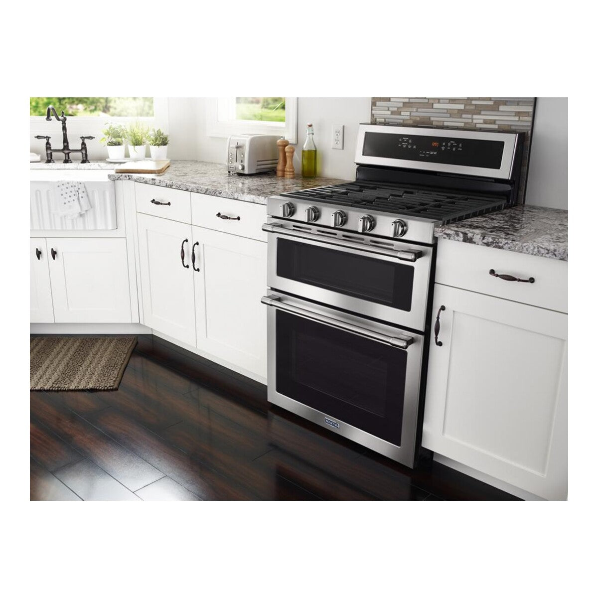 30-Inch Wide Double Oven Gas Range With True Convection - 6.0 Cu. Ft.