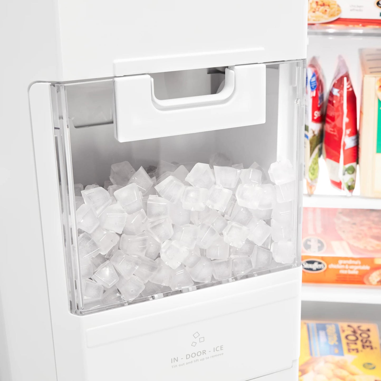 36-Inch Wide Side-by-Side Refrigerator with Exterior Ice and Water Dispenser - 25 Cu. Ft.