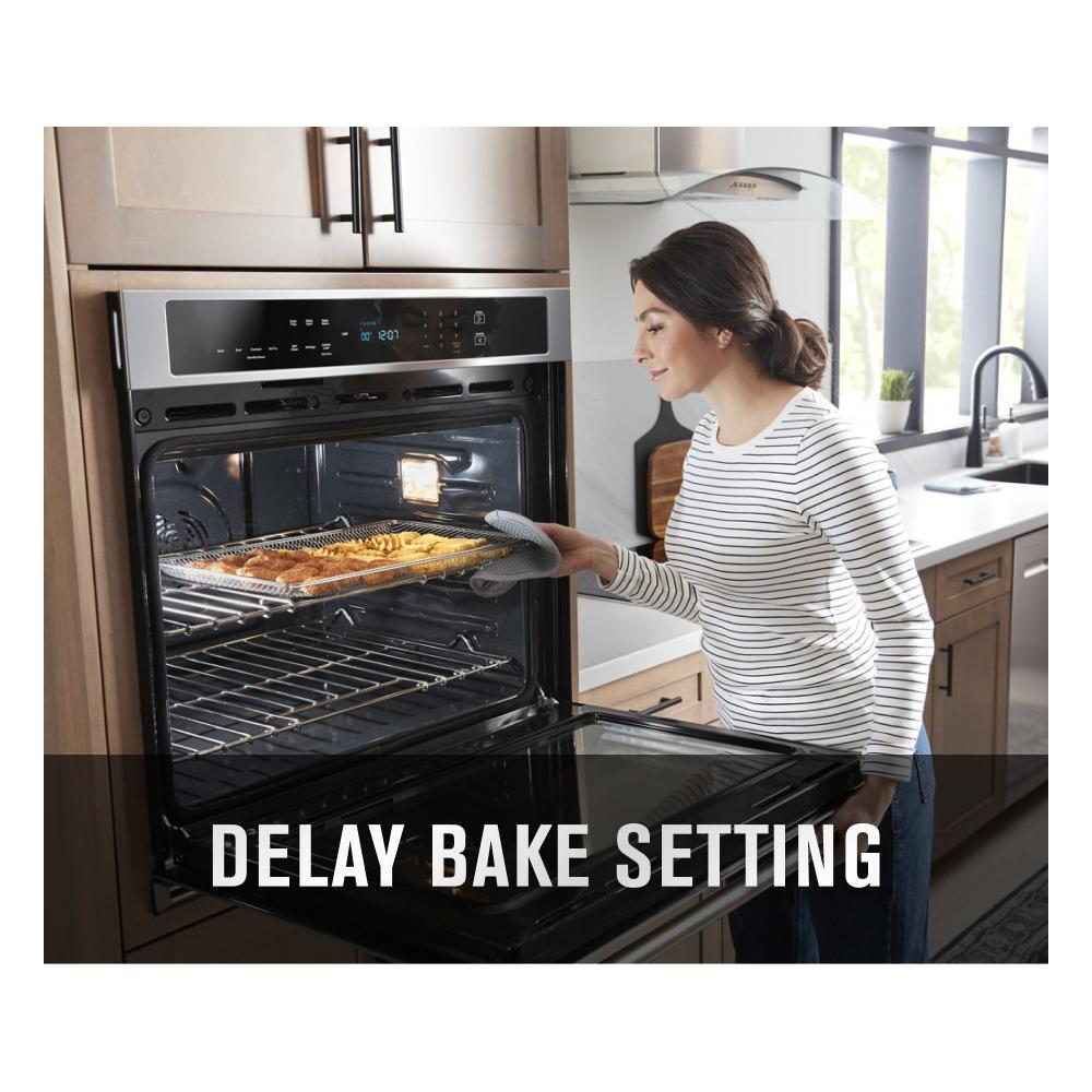 27-inch Single Wall Oven with Air Fry and Basket - 4.3 cu. ft.