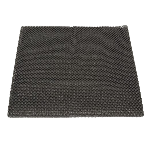 Black textured non-slip router pad providing secure surface for woodworking tools and home improvement projects