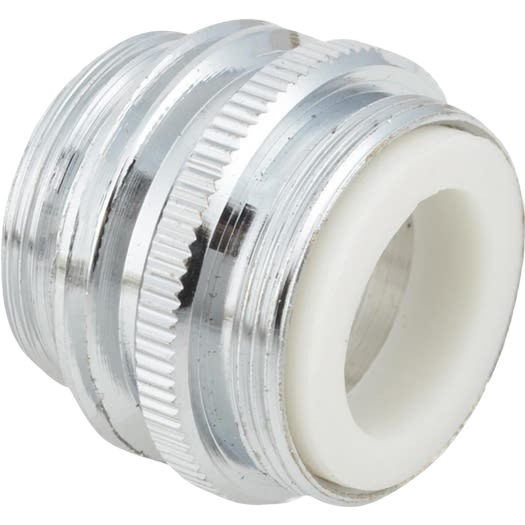 Do it Best 15/16" Outside or 55/64" Inside to 3/4" Dual Thread Faucet Adapter, Low Lead