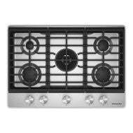 KitchenAid® 30 in. Gas Cooktop with 5 Burners and Integrated Wok Grate