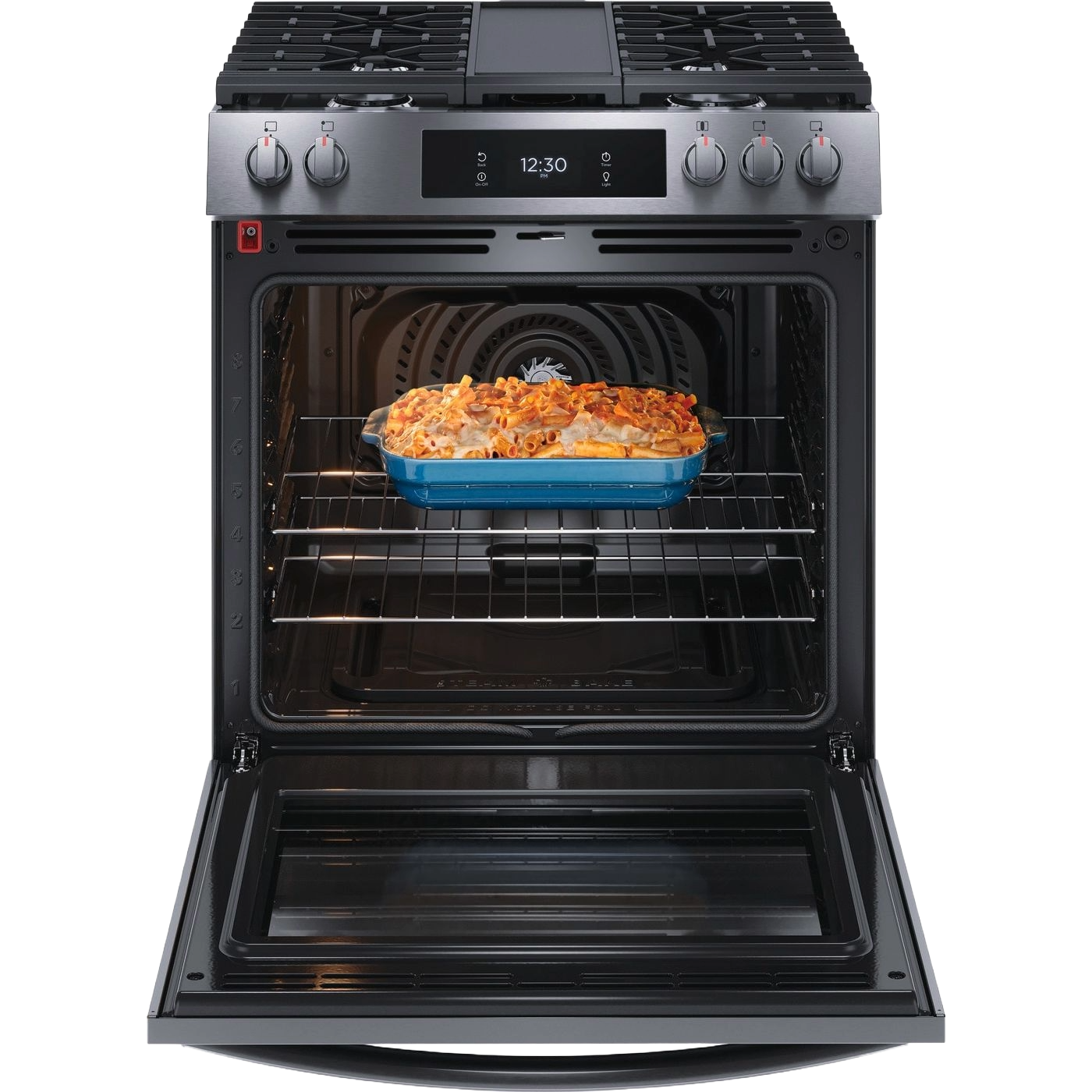 30" Front Control Gas Range with Total Convection
