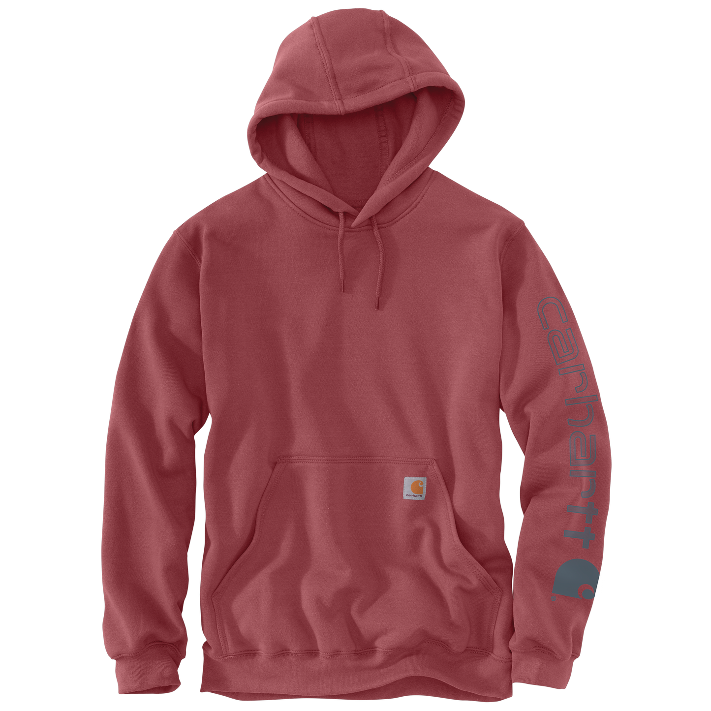 Carhartt Men's Loose Fit Midweight Logo Sleeve Graphic Hoodie