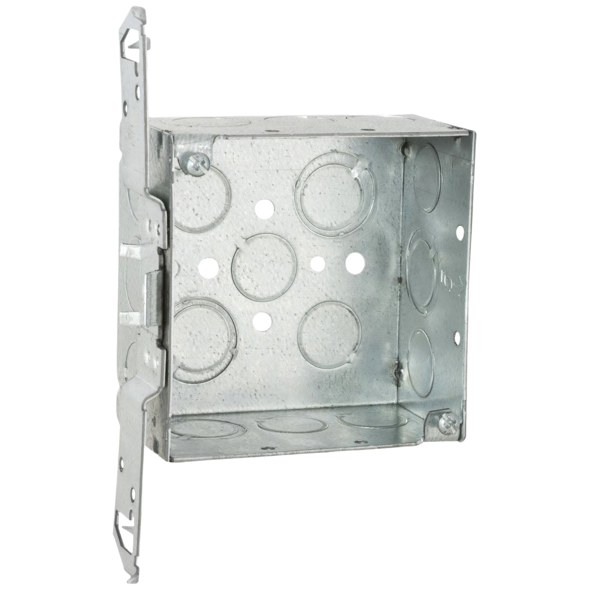 Galvanized steel bracket mount electrical box for wiring and power distribution in electrical and home improvement collections under $50