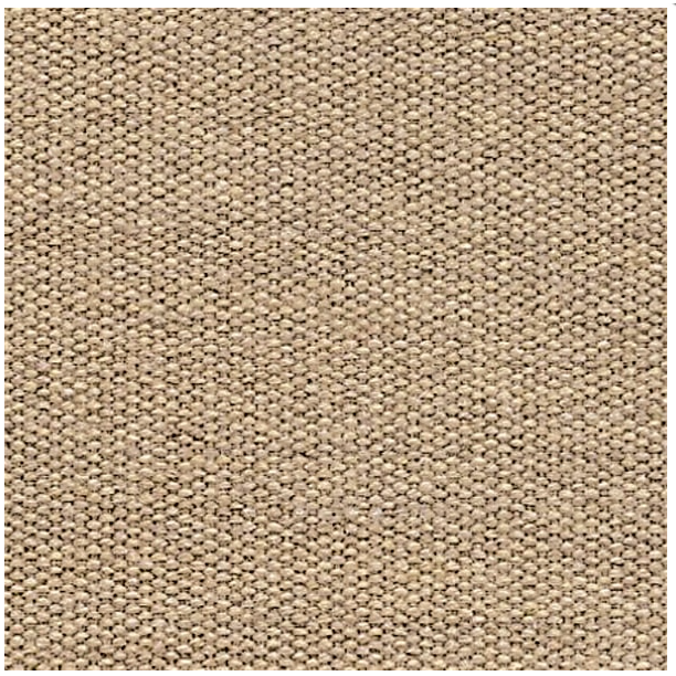 Close-up of sand-colored woven fabric texture for outdoor patio umbrella in Lawn & Garden collection
