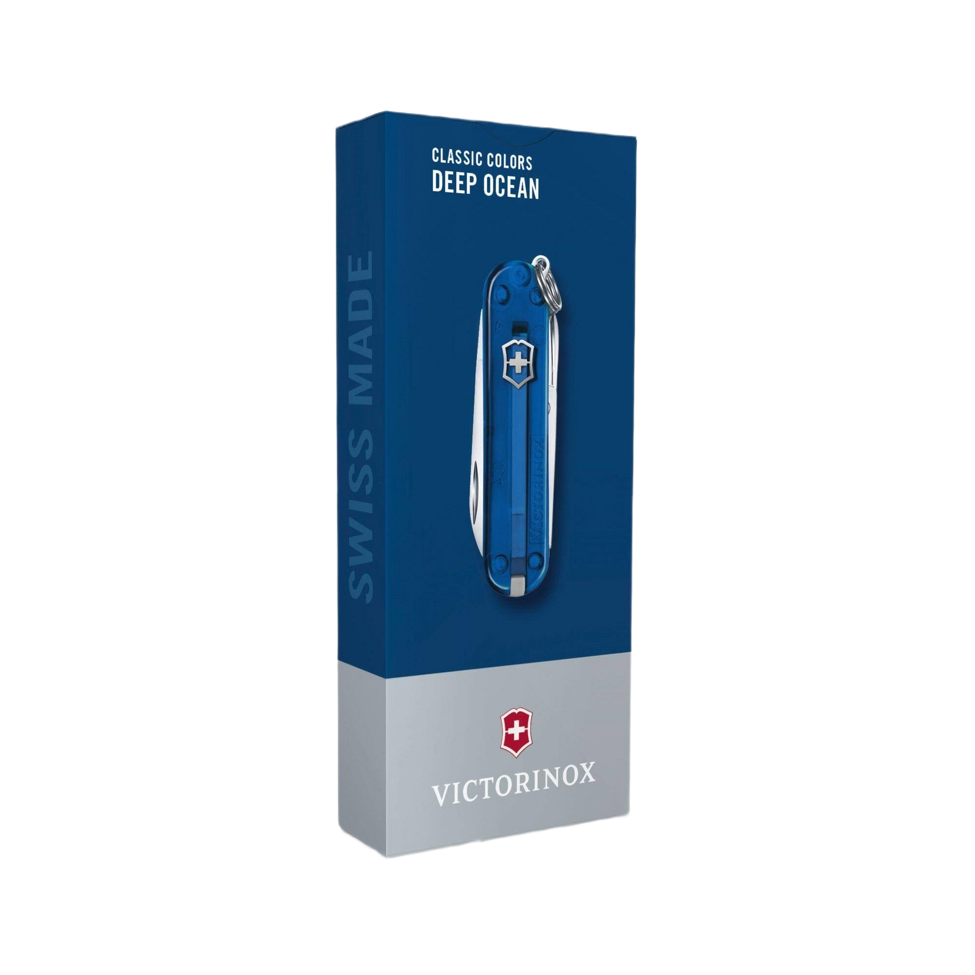 Blue Victorinox Swiss Army compact pocket knife with multiple functions for cutting and woodworking tools collections
