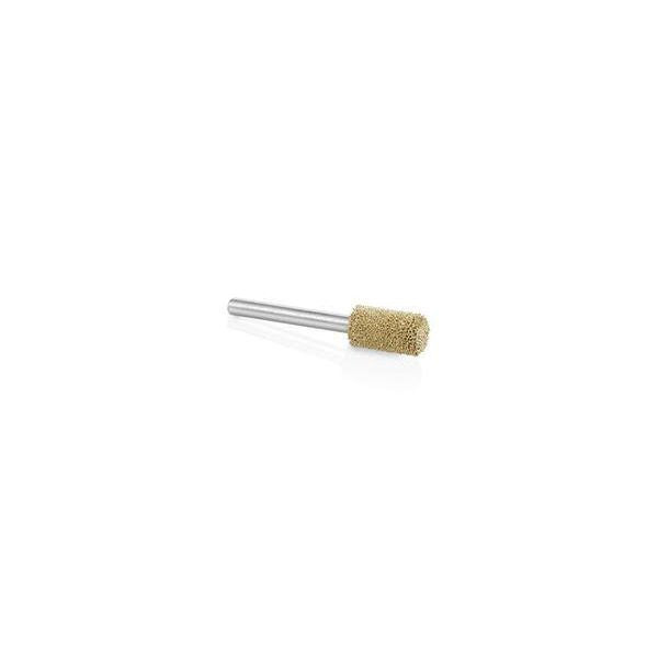 Fine cylinder-shaped metal burr with 1/8-inch shaft for precision cutting in home improvement projects