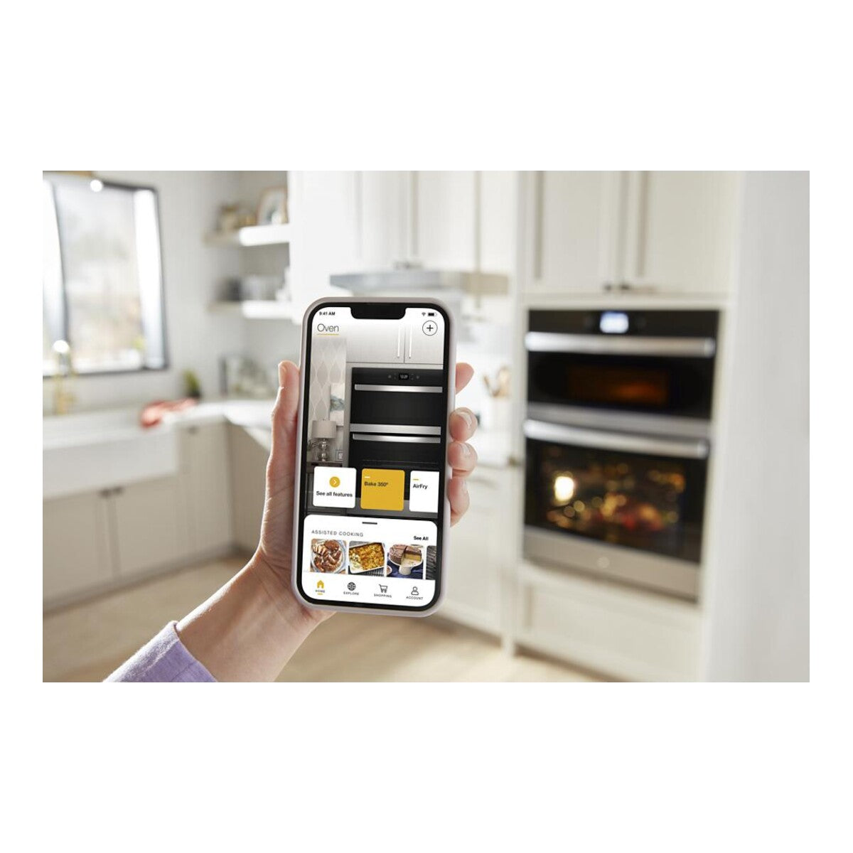 6.4 Cu. Ft. Wall Oven Microwave Combo with Air Fry