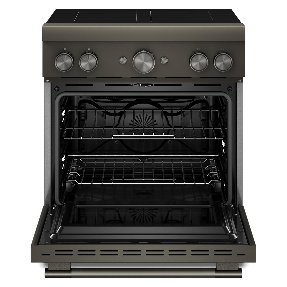 30-Inch 4-Element Induction Freestanding Commercial-Style Range with Air Fry