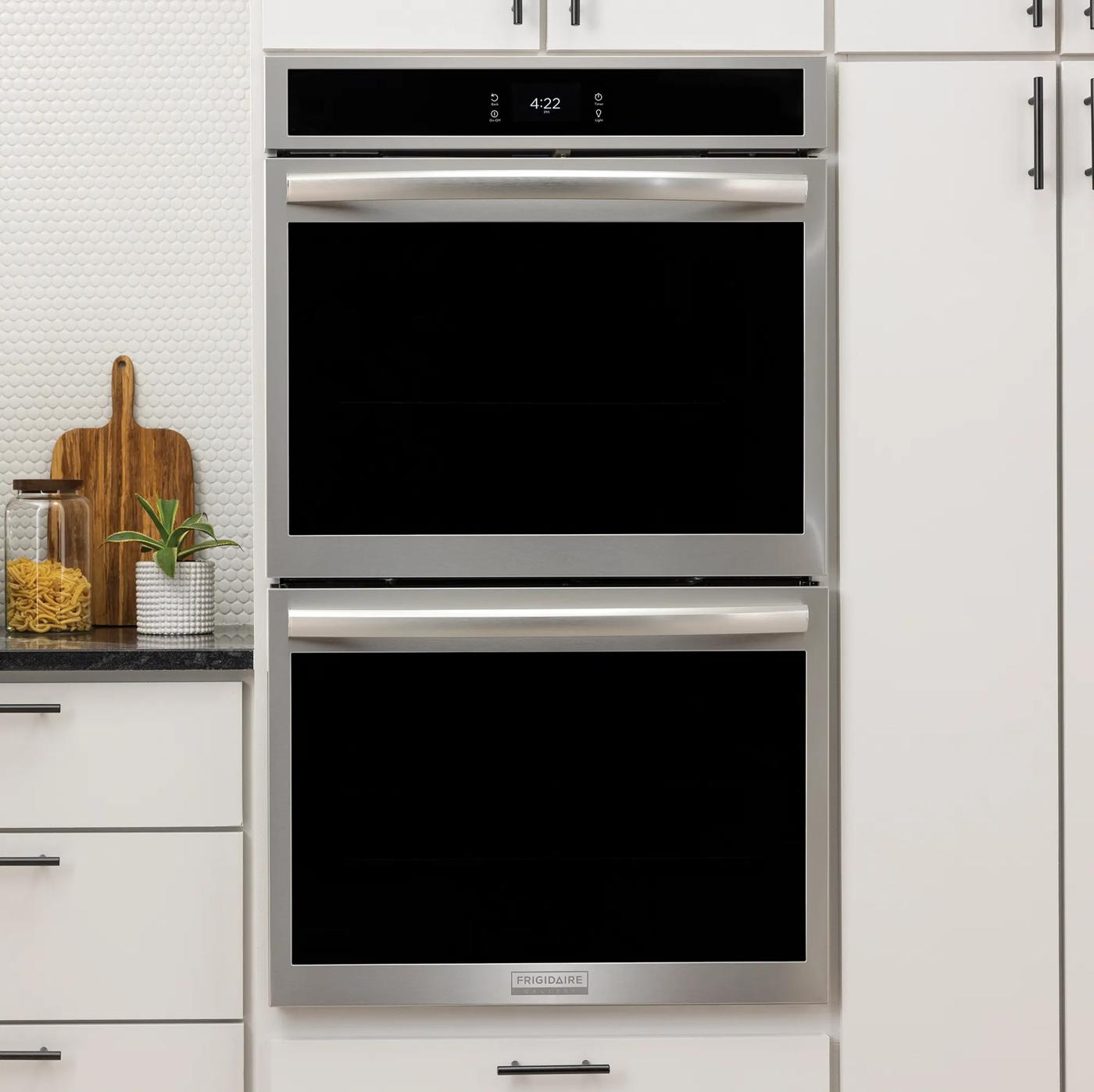 30" Double Electric Wall Oven with Stone-Baked Pizza