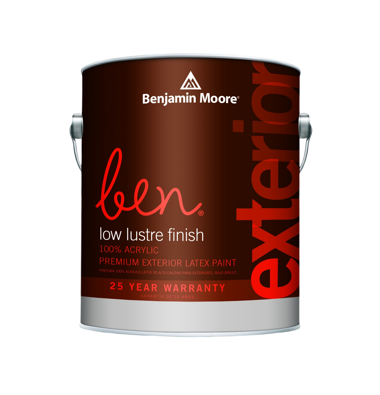 1 quart can of Benjamin Moore low lustre exterior acrylic paint for home improvement and exterior wall applications