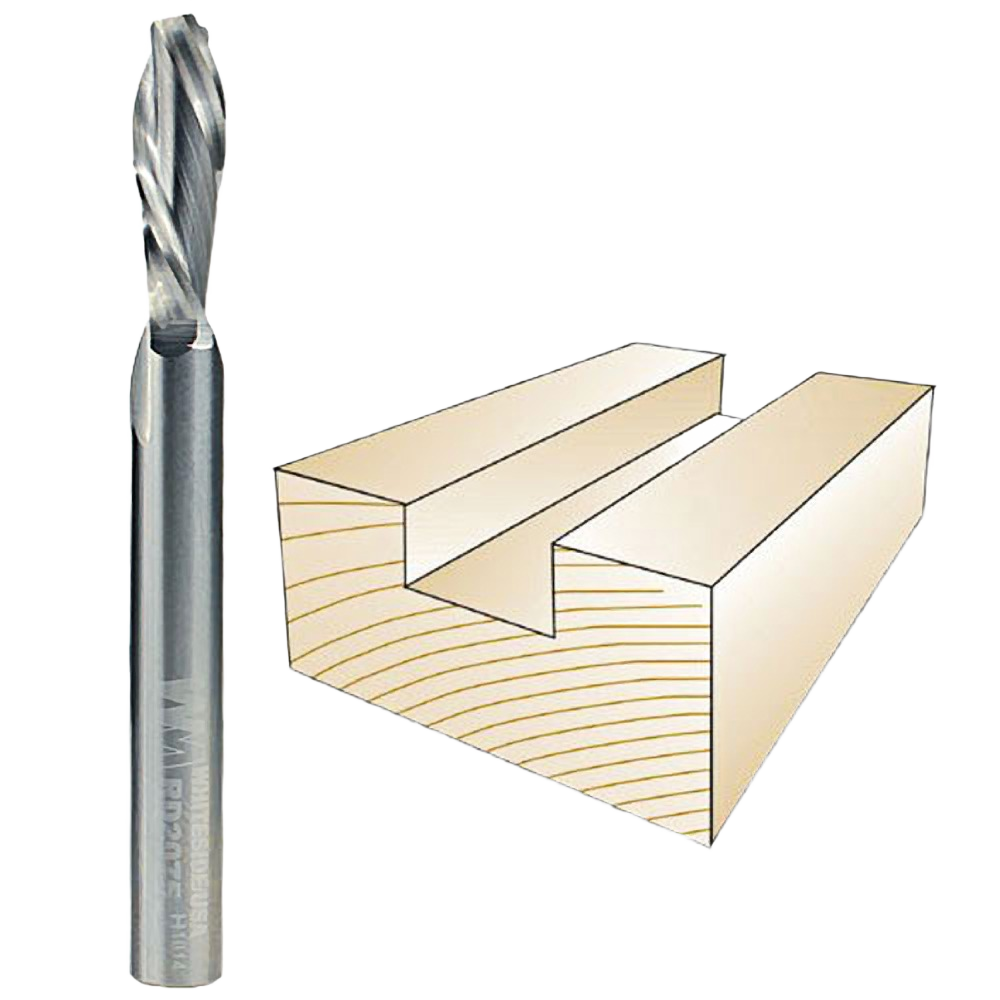 Whiteside Spiral Downcut Bit 1/4 in - Smooth Cuts – Hartville Hardware