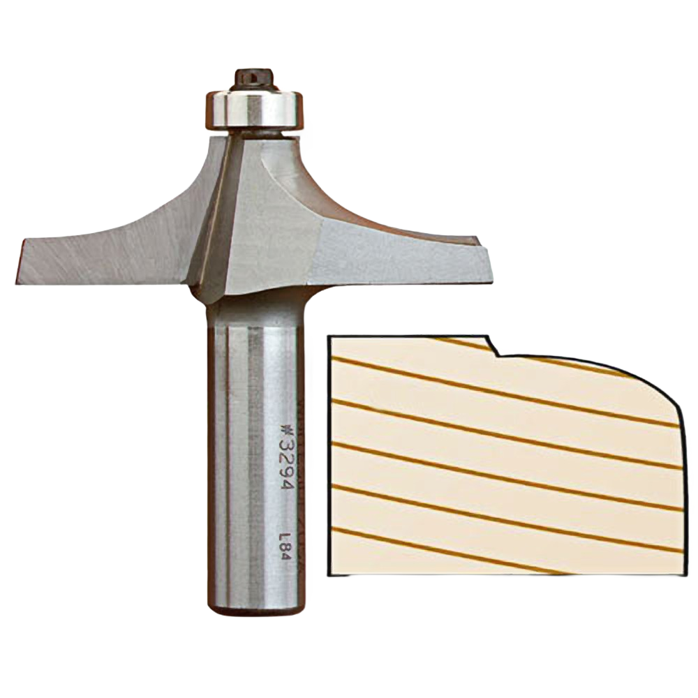 Whiteside 3294 table edge bit with metal shank and profile example for woodworking tool accessories collection