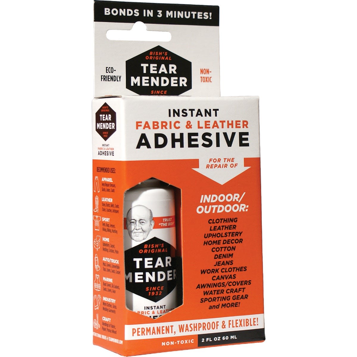 2 oz. bottle of fabric and leather adhesive for quick, durable repairs in home improvement and paint supplies under $50
