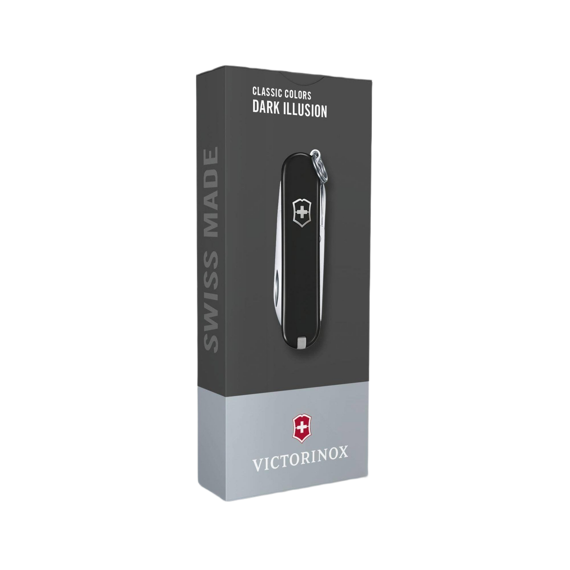 Victorinox Swiss Army Classic SD pocket knife in dark illusion, compact multi-tool for cutting and woodworking under $50 collections