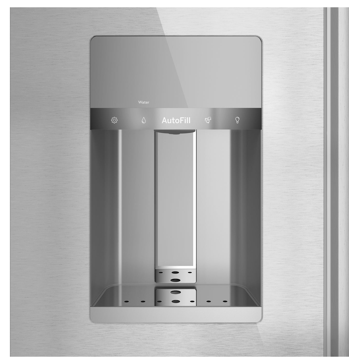 CAFÉ™ ENERGY STAR® 22.3 Cu. Ft. Smart Counter-Depth 4-Door French-Door Refrigerator in Platinum Glass