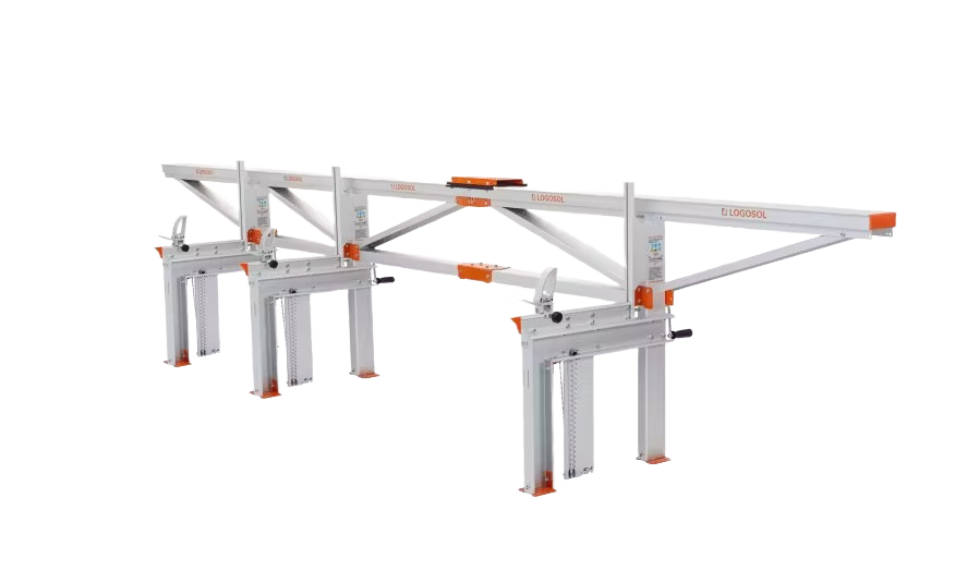 Portable chain sawmill with three log lifts designed for efficient wood cutting and home improvement tasks