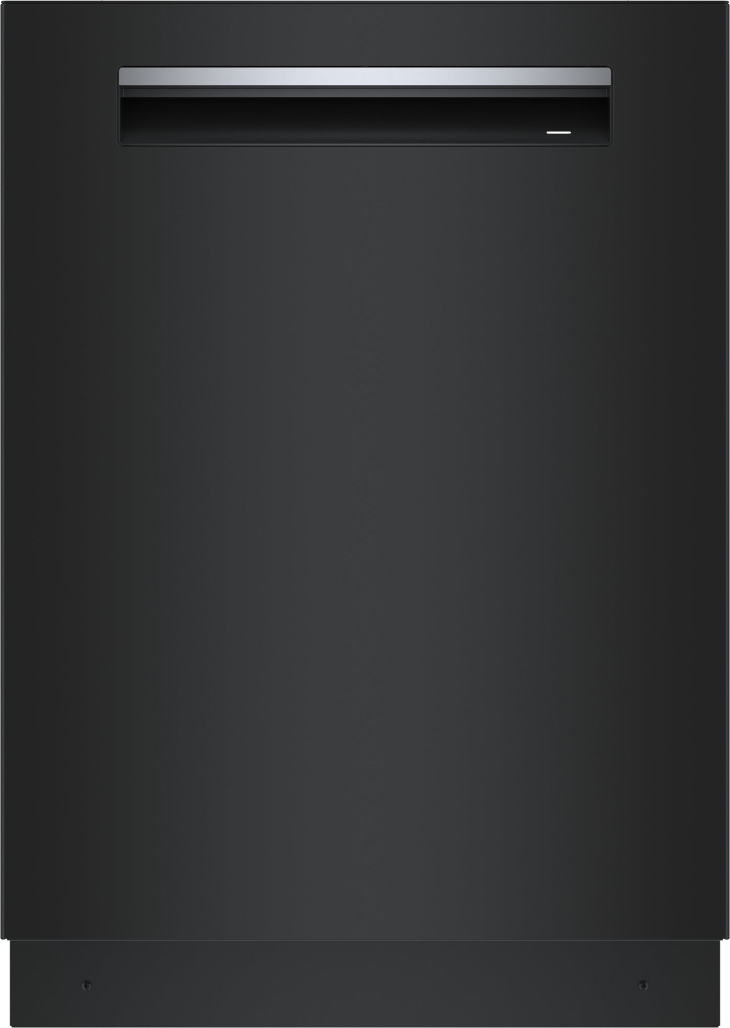 Matte black freestanding dishwasher with recessed handle and sleek minimalist design in Dishwashers and Kitchen collections