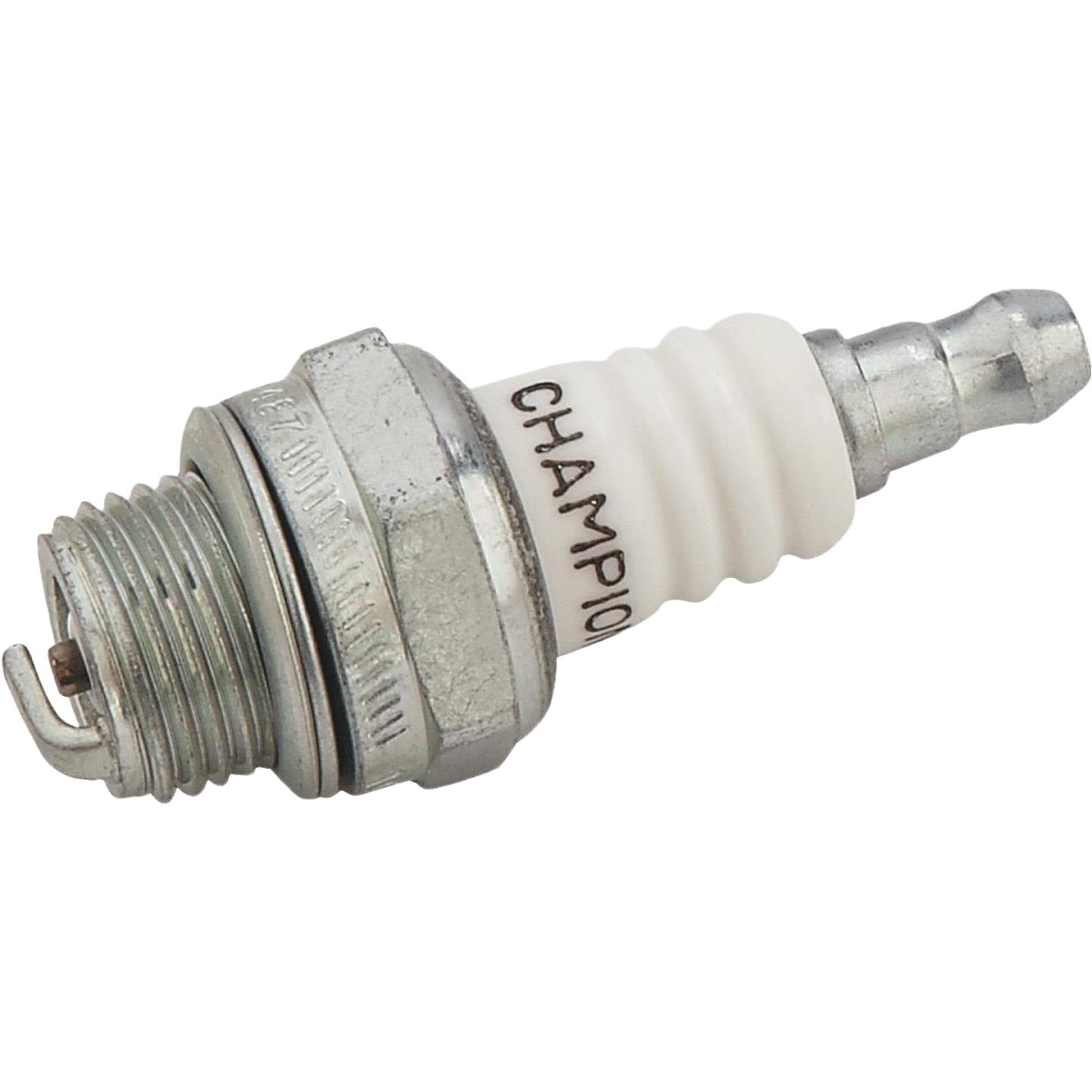 Chainsaw spark plug with copper core electrode for improved conductivity, listed under Parts & Lubricants and Under $25 collections