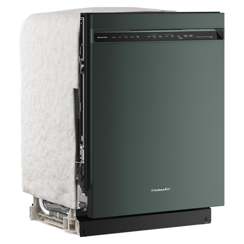 KitchenAid green built-in dishwasher with top control panel and sound insulation from dishwashers at Hartville Hardware