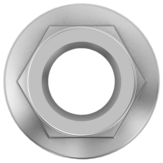 John Deere 14M7397 M6 Hexagonal Flange Lock Nut, 5-Pack