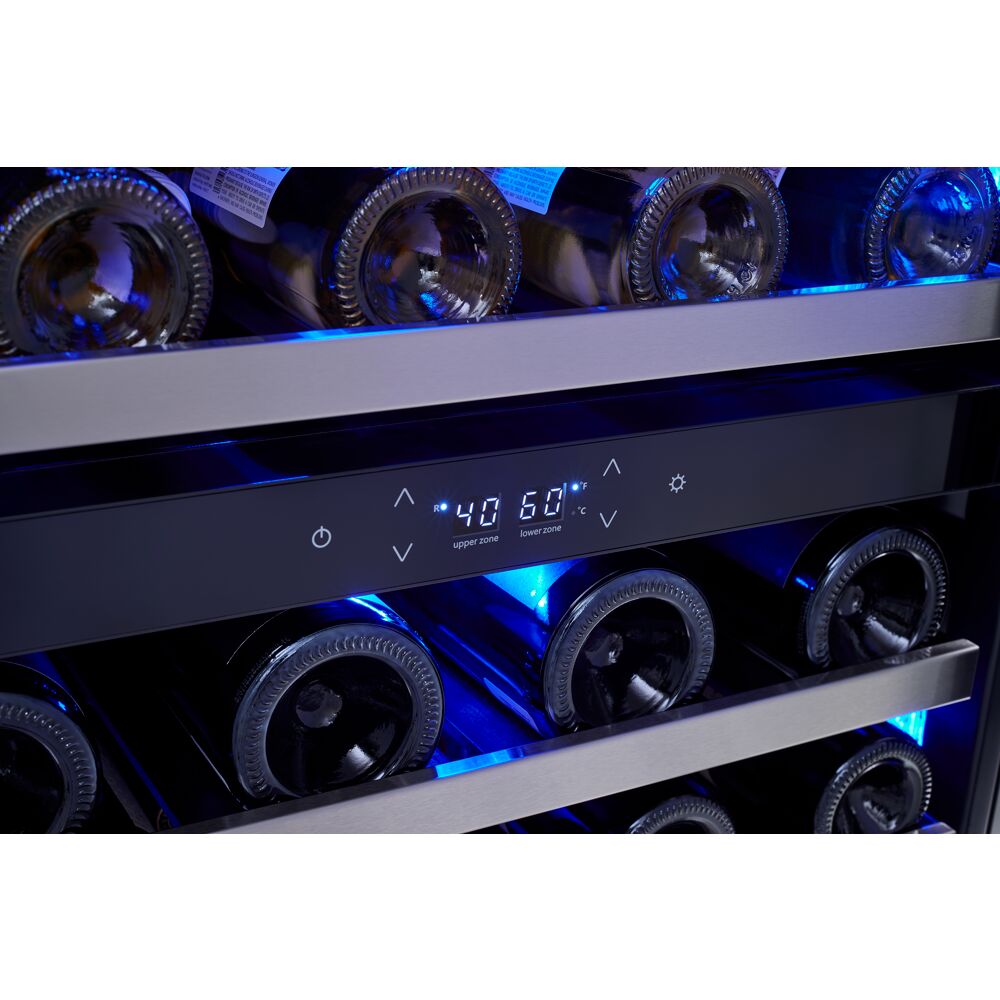 ADA Wine Cooler 24", Reversible, Dual Zone