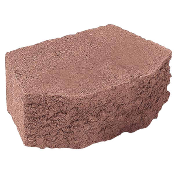Red and charcoal textured wall stone for landscaping and retaining walls in Lawn & Garden under $50 collection