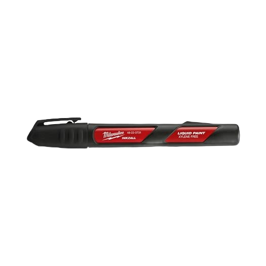 Black and red liquid paint marker with durable nib for hand tools and woodworking tools under $50 collection