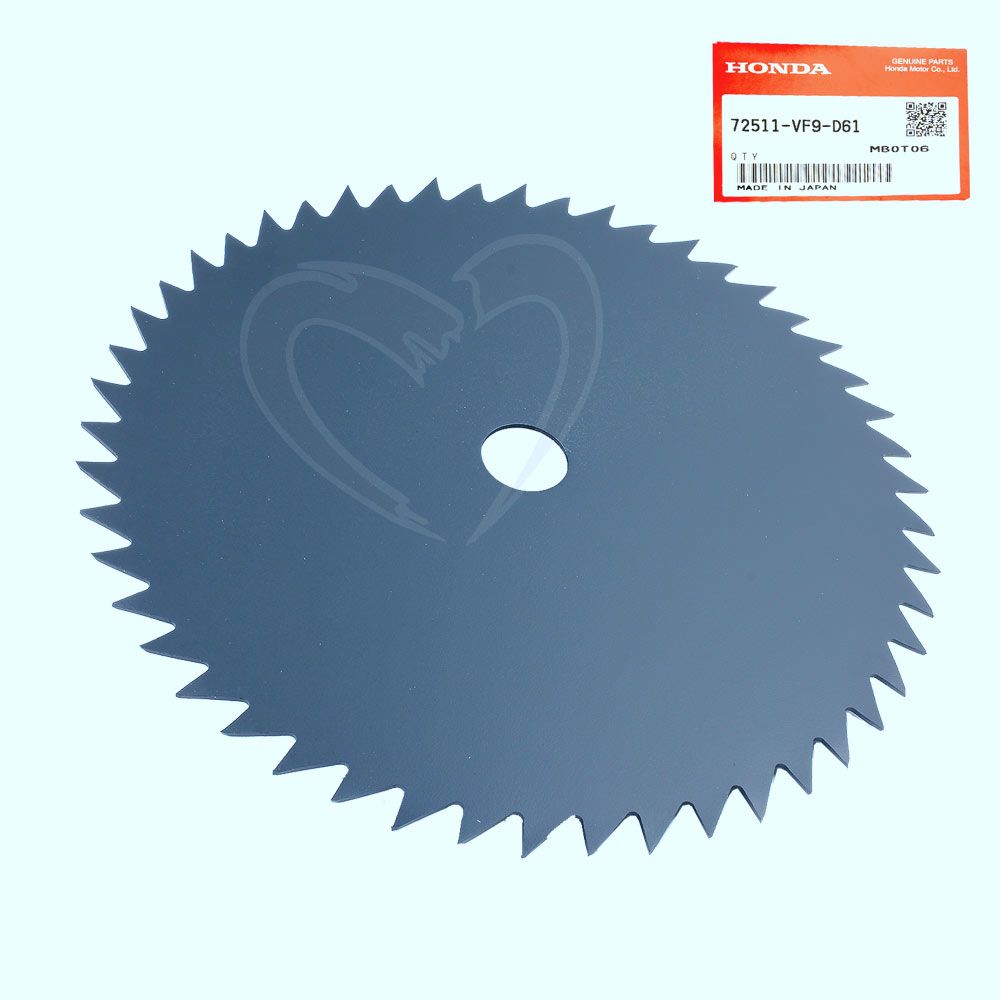 Black metal rotary cutter blade with serrated edges and center hole for Honda parts and tools under $50 collections