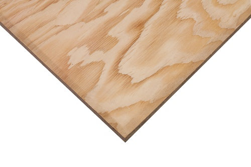 Close-up of natural fir plywood panel with smooth finish, suited for lumber, plywood, and home improvement projects