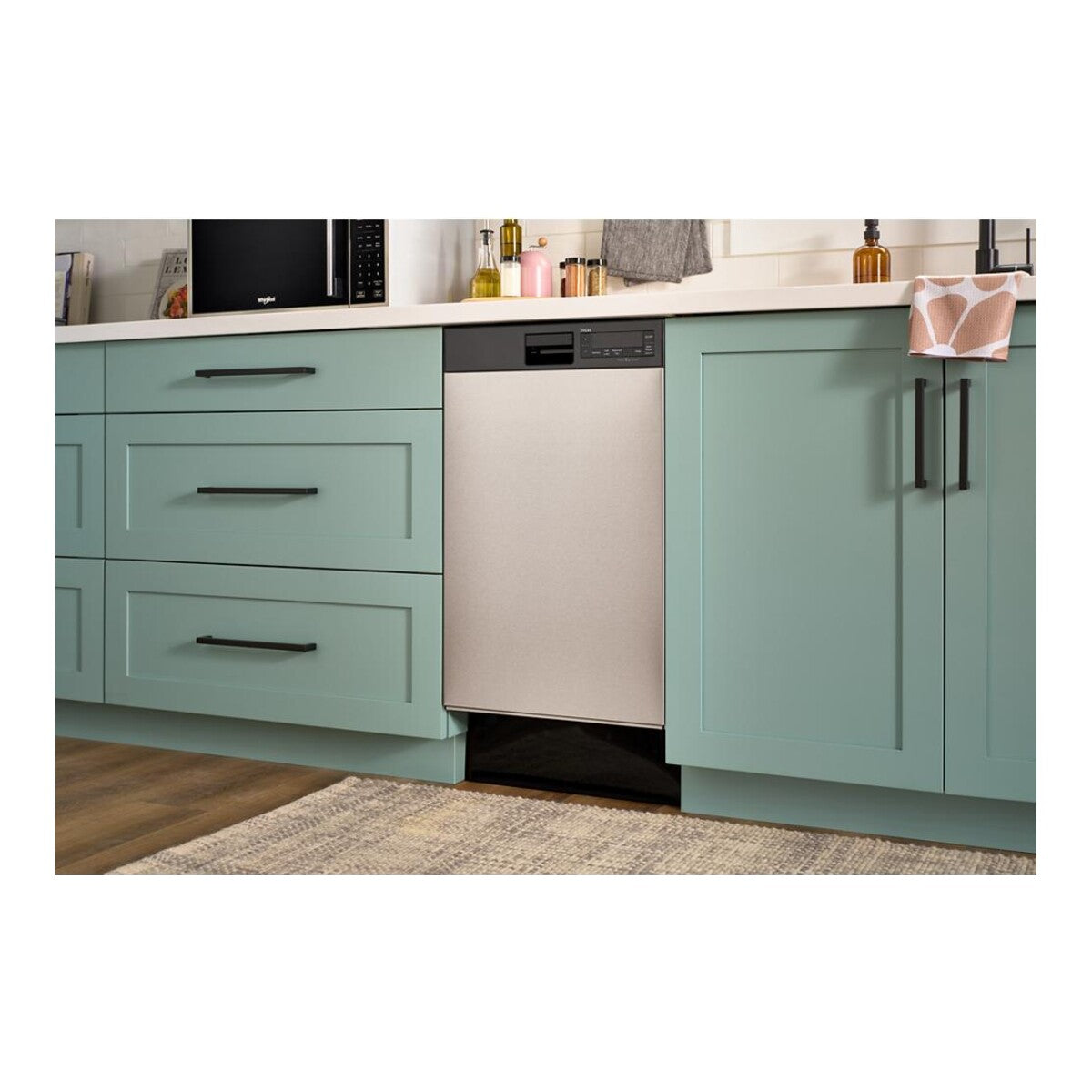18" Stainless Steel Dishwasher with Half Load Cycle and Triple Spray Arms - 48 dBA