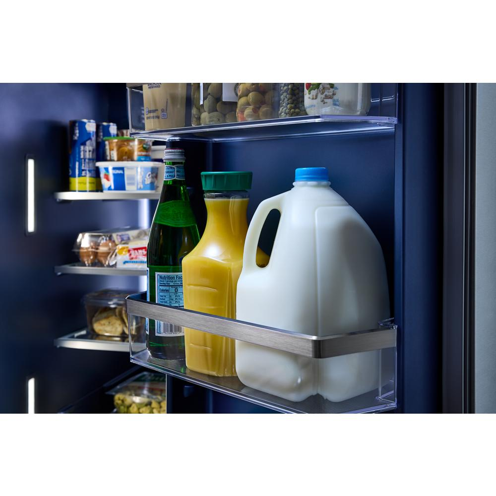36-inch Wide Full-Depth Side-by-Side Refrigerator with Arctic Blue Interior - 28.7 Cu. Ft.
