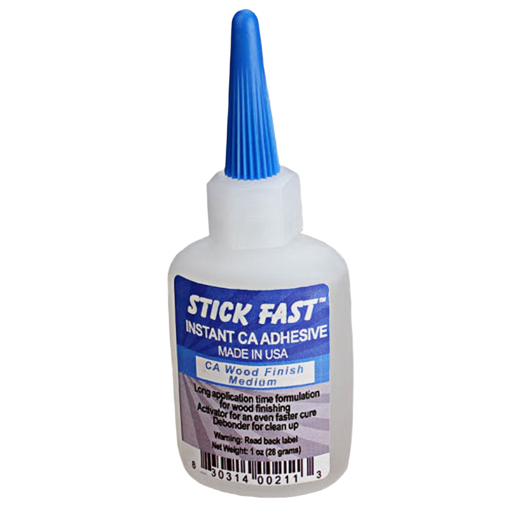 1 oz bottle of Stick Fast medium CA wood finish adhesive for woodworking in paint and supplies under $50 collections